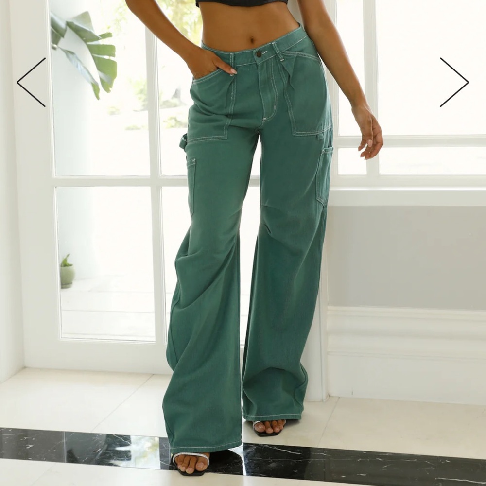 Lioness Miami Vice Pant Forest Green